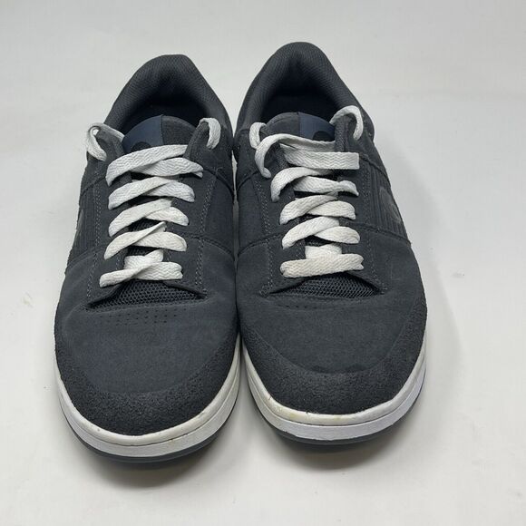 Osiris Sleak Sneakers Mens 12 Gray Suede Mesh Skateboarding Skate Grunge Shoes - Picture 5 of 16